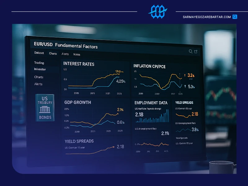 داده‌های اقتصادی چگونه منجر به حرکت قیمت eur/usd می‌شوند؟