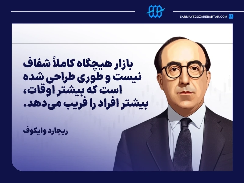 سخنان بزرگان ترید: نقل قولهای آموزنده و جملات انگیزشی ترید از معروفترین تریدرها 1 ریچارد وایکوف (richard d. wyckoff)